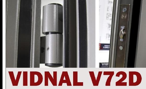 Новинка - алюминиевые двери VIDNAL V72D